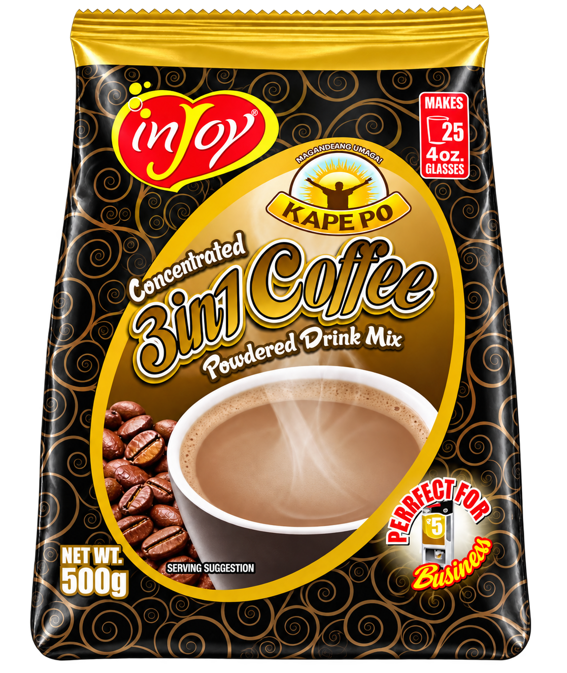InJoy 3 in 1 coffee powder