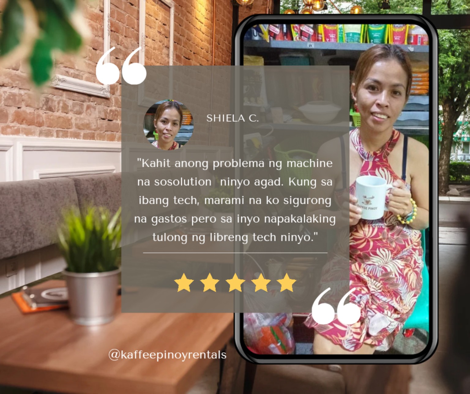 Client review from Sheila C.